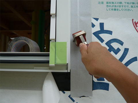 透湿防水シート張り