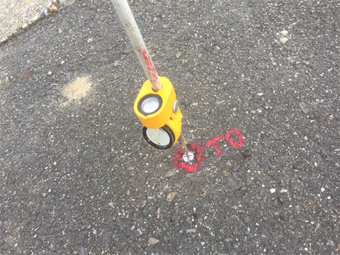 測量のプリズム